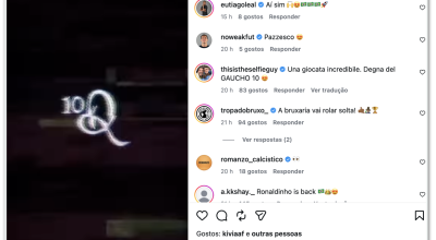 Anúncio de Ronaldinho no Ravenna FC