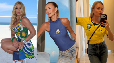 Famosas se preparam para jogo do Brasil contra Escócia • Reprodução/Instagram