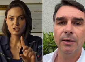 Instagram/@michellebolsonaro e @flaviobolsonaro