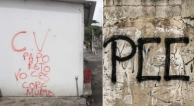 Comando Vermelho e Primeiro Comando da Capital • Reprodução