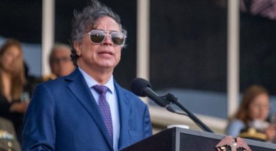 O atual presidente da Colômbia, Gustavo Petro (foto), convocou os colombianos para irem às ruas em 20 de julho, quando fará seu discurso de despedida do governo