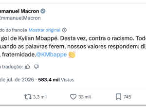Celeste depois da vitória da seleção francesa contra a do Paraguai na Copa do Mu