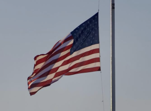 americana no Brasil; na imagem, a bandeira dos Estados Unidos