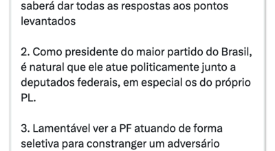 Valdemar. Flávio afirmou que a Polícia Federal atua de forma seletiva para press