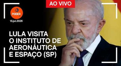 Lula visita o Instituto de Aeronáutica e Espaço em São Paulo