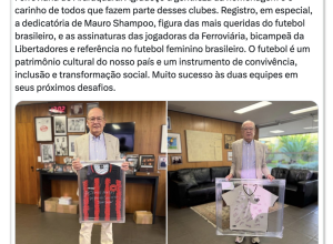 t Club e pela Ferroviária de Araraquara . O magistrado, que é torcedor do Santos