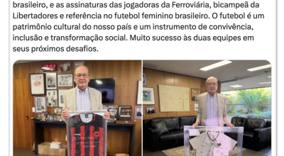 t Club e pela Ferroviária de Araraquara . O magistrado, que é torcedor do Santos