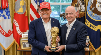 Trump considera Gianni Infantino para a ONU em possível indicação