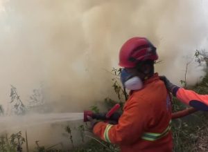 Incêndio florestal fecha Parque Nacional do Monte Bromo na Indonésia