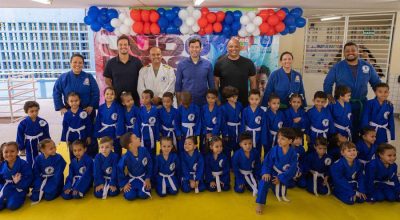 Judô Escolar Kids atinge 400 crianças em Vila Velha e promove festival