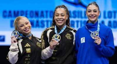 Lorrane Oliveira e Caio Souza conquistam ouro no Campeonato Brasileiro de Ginástica