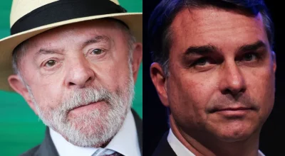 Lula e Flávio Bolsonaro empatam em pesquisa para o segundo turno das eleições
