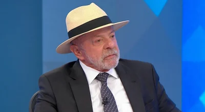 Lula responde a perguntas sobre investigações em sabatina na TV Globo