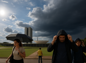 Previsão do tempo para Brasília: sol pela manhã e chuvas à tarde e à noite