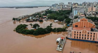 Rio Guaíba em alerta: risco de inundação em Porto Alegre aumenta
