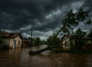 Temporais causam danos em várias cidades do Espírito Santo e deixam 45 desalojados