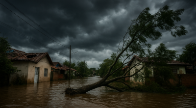 Temporais causam danos em várias cidades do Espírito Santo e deixam 45 desalojados