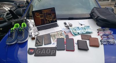 Três peruanos são detidos em Vitória após furto de bagagens em hotel no Rio de Janeiro